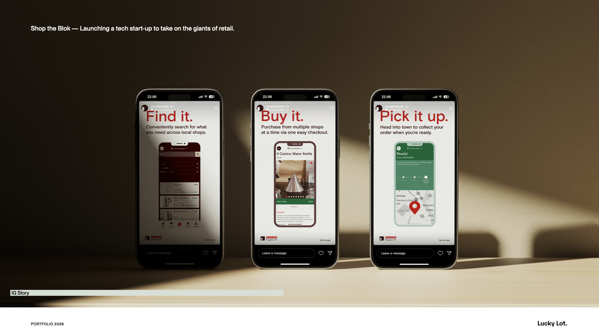 Lucky Lot portfolio — selected work